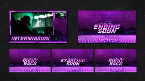 Free Retro Twitch Overlay Package For Obs
