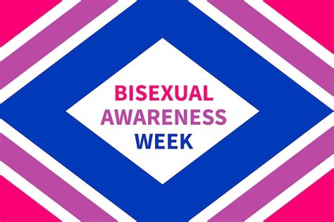 Premium Vector Bisexual Awareness Week Typography Poster Lgbt Community Event Celebrate On