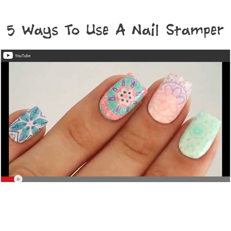 5 Ways To Use A Nail Stamper Nail Stamper Nails Nail Art