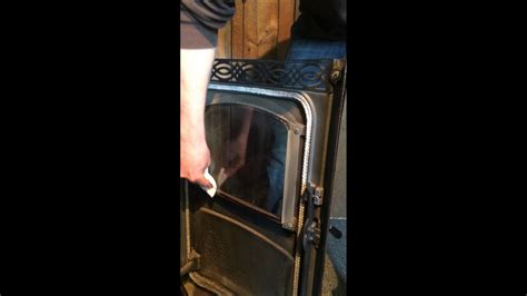 First of all, you might use. Keeping the Glass Clean on a Harman Pellet Stove - YouTube