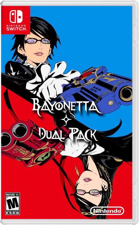 Today In Photoshop I Made Concept Box Art For A Bayonetta Dual Pack On