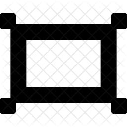 Stylish frame Icon of Glyph style - Available in SVG, PNG, EPS, AI