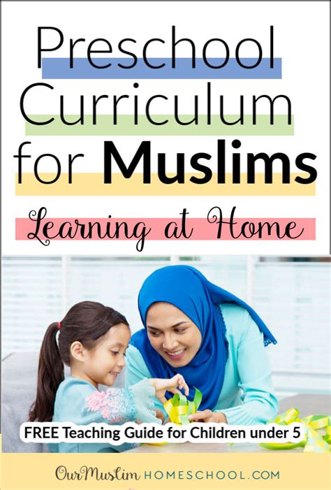 Preschool Muslim Homeschooling Resources