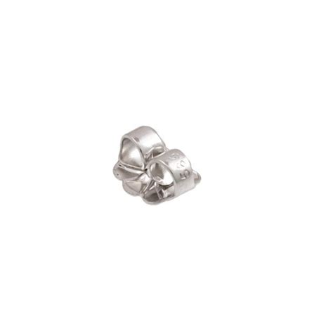 Earrings are handmade in solid 14 kt yellow and white gold 2.75 inches long. Ear Back Heavy 14k White Gold |14K White Gold Ear Nut | earring backs extra large