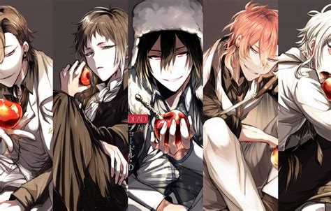 Check out inspiring examples of bungo_stray_dogs artwork on deviantart, and get inspired by our community of talented artists. Обои коллаж, яблоки, парни, Bungou Stray Dogs, Бродячие ...