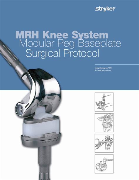 Pdf Mrh Knee System Modular Peg Baseplate Surgical Total Knee