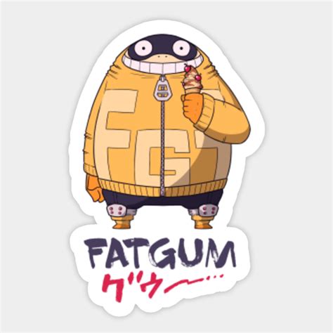 Fatgum My Hero Academia Sticker Teepublic