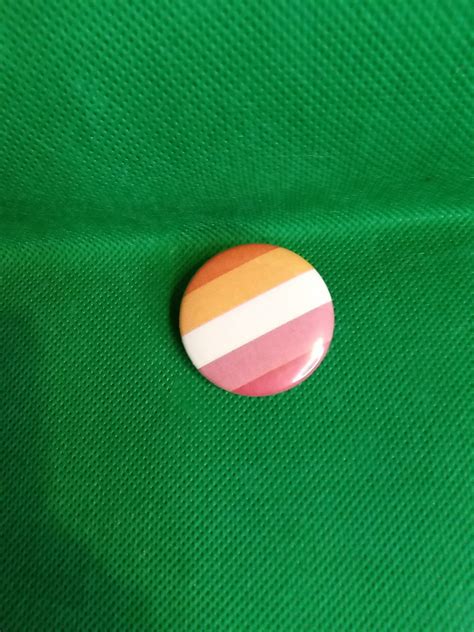 new lesbian flag badge lgbt button lesbian pride lesbian pin lesbian button lgbtq