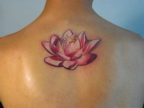 Nice Pink Lotus Flower Tattoo On Back Uncategorized Pink Lotus