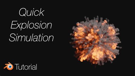 282 Blender Tutorial Quick Explosion Simulation With Mantaflow In