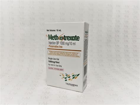 Methotrexate Injection Bp 100mgml 1000mg10ml Methotrexate