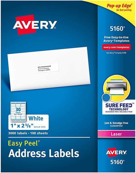 Avery 5160 Template Free Download Dolfboy