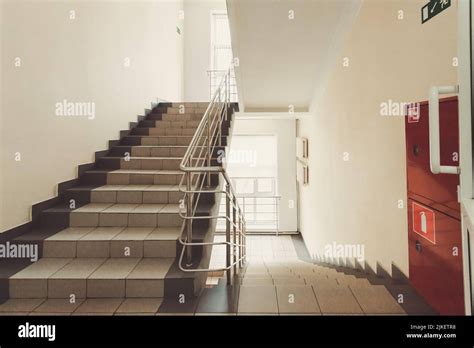 Staircase And Corridor Contemporary Architecture School Corridor