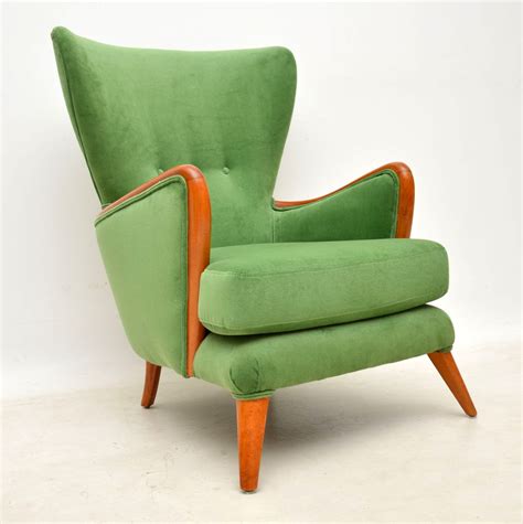 1950s Vintage Wing Back Armchair By Howard Keith Retrospective