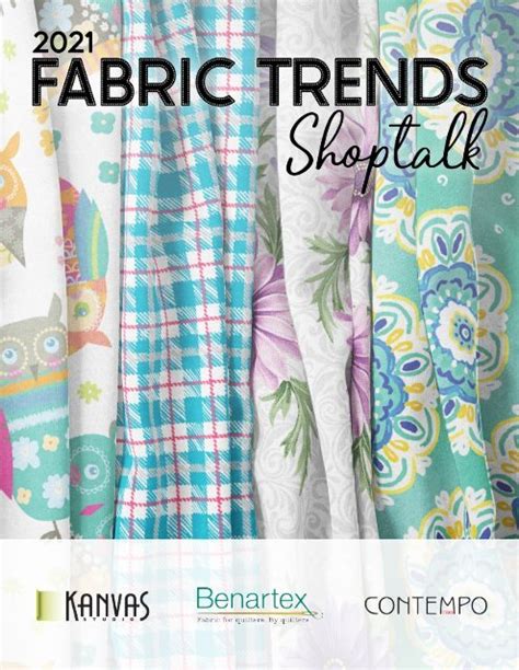 2021 Fabric Trends Shoptalk January Edition