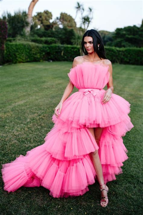 H M And Giambattista Valli Collaboration Kendall Jenner In Pink Tulle