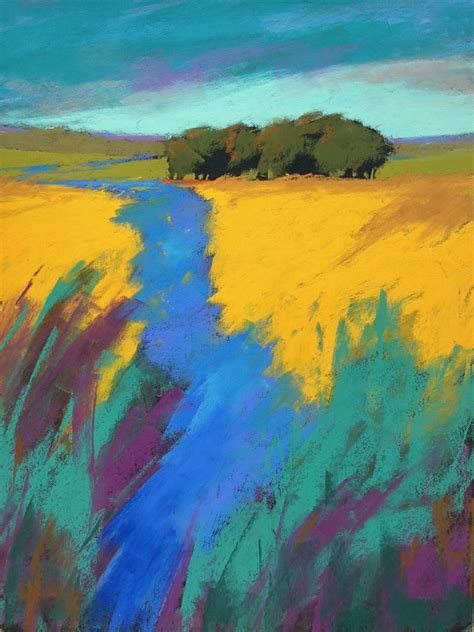 Landscapes Oil Pastel Paintings Abstract Art Painting Pastel Art