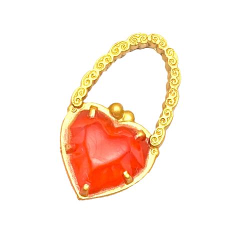 Mini Lalaloopsy Dazzle N Gleam Doll Replacement Red Heart Purse Part
