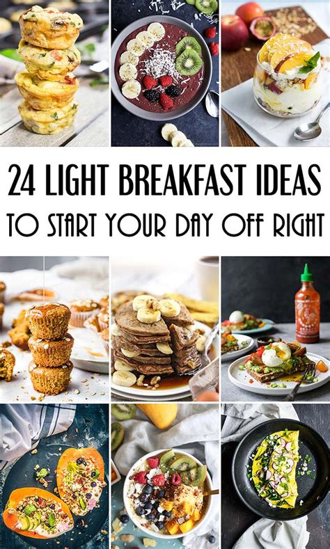 Choice of two fillings from ham, cheese, tomato, spinach and mushrooms. 24 Light Breakfast Ideas To Start Your Day Off Right