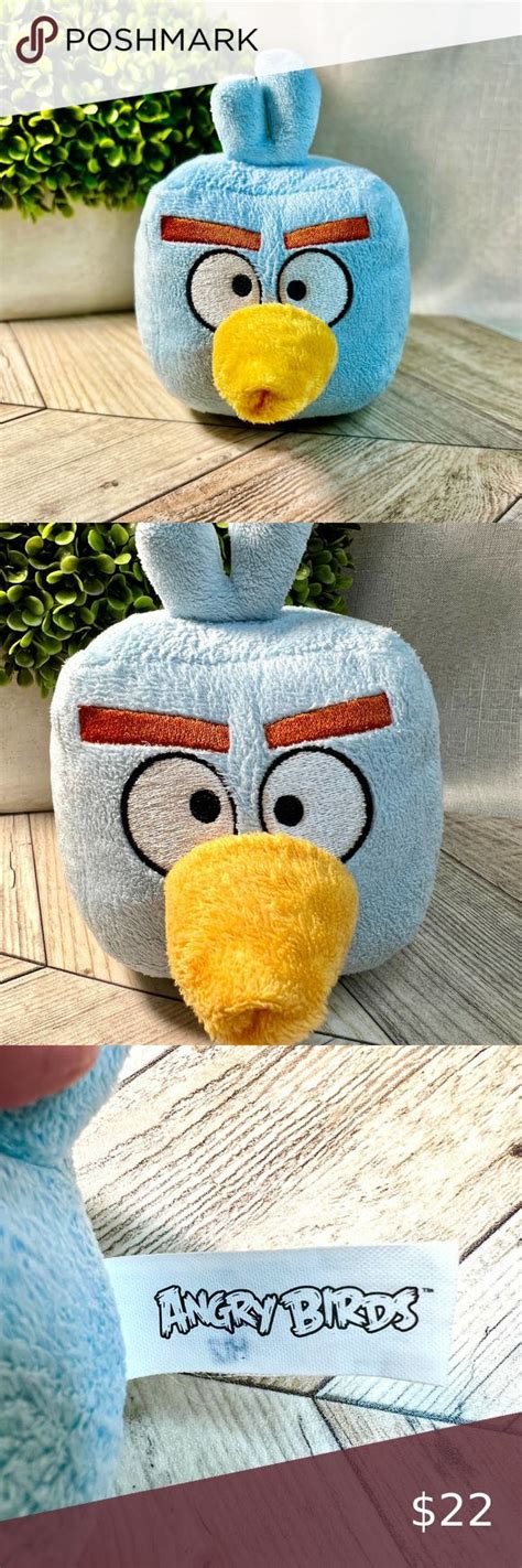 Angry Birds Space Ice Cube Blue Plush 2012 Collectible Plush In 2022