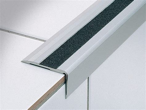 Technical Aluminium Stair Nosing With Anti Slip Strip Stairtec Sa 52 By Profilitec