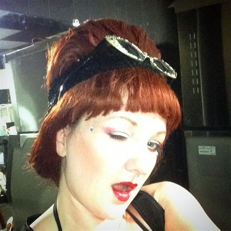 Here You Go Allme As Iona Traylor About To Go Onstage Burlesque