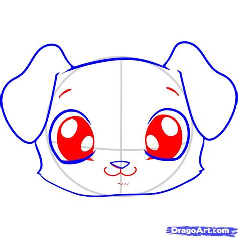 How To Draw Cute Cartoon Animals With Big Eyes How To Draw A Cute