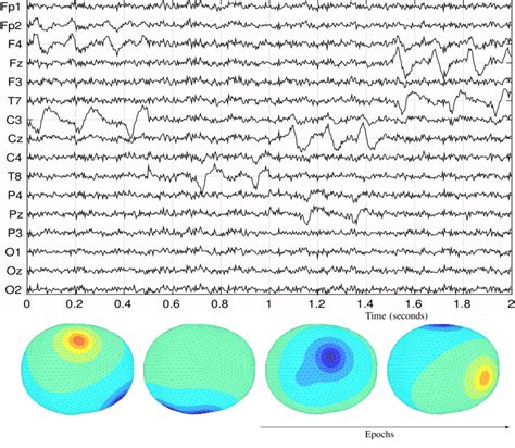 An Example Of 2 Seconds Simulated Eeg On 16 Channels Chosen From The