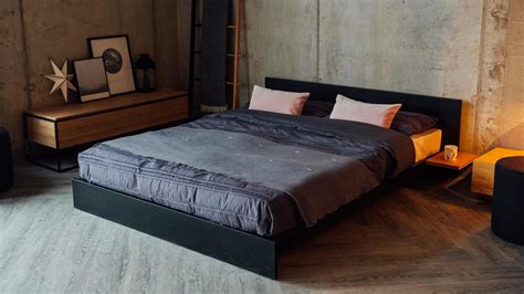 Full, queen, king and cal king to suit your every need and demand! Black Oak Kulu | Modern Platform Bed | Natural Bed Company ...