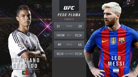 CRISTIANO RONALDO vs LEO MESSI | UFC - YouTube