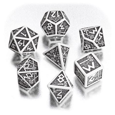 This is how i made a dice from a typical round branch, when in hiding from a group of bloodthirsty let me state the difference between carving and whittling; Polyhedral 7-Die Set: Carved Dwarven Dice Set - White ...