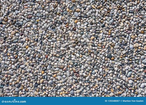 Concrete Wall With Pebbles In Close Up Stock Image Image Of Pattern