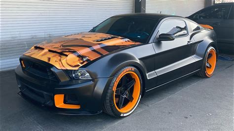 Chris Browns Mustang Shelby Gt500 Custom Wrap Youtube