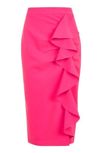 Ruffle Crepe Midi Skirt Fashion Skirt Fashion Topshop Outfit