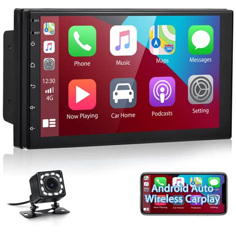 Buy Android Car Stereo Double Din Wireless Apple Carplay Android Auto Inch Touchscreen Car