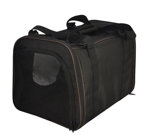 In cabin carriers, you will find. Pawfect Pet-Large Black Soft Sided Travel Pet Carrier for ...
