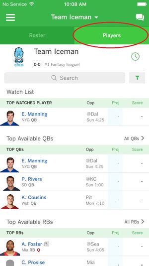 Add or Drop a Player – ESPN Fan Support
