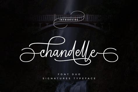 Download Chandelle Handwritten Signature Font - Mockup Free Downloads
