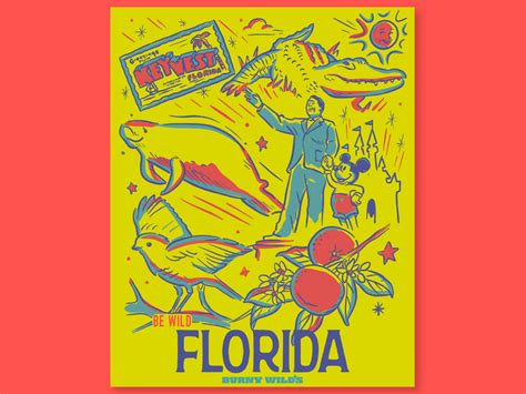 Florida State Poster- Digital Download - Burny Wild's