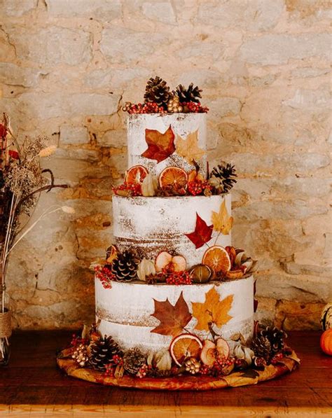 Autumn Wedding Cakes For The Fall Season Rock My Wedding