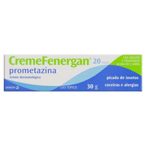 Creme Fenergan Tem Corticoide