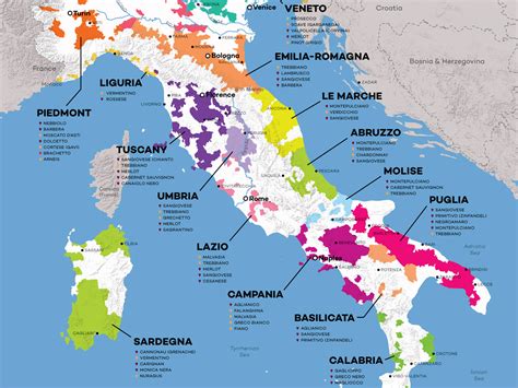 Italian Wine Map And Exploration Guide Wine Folly