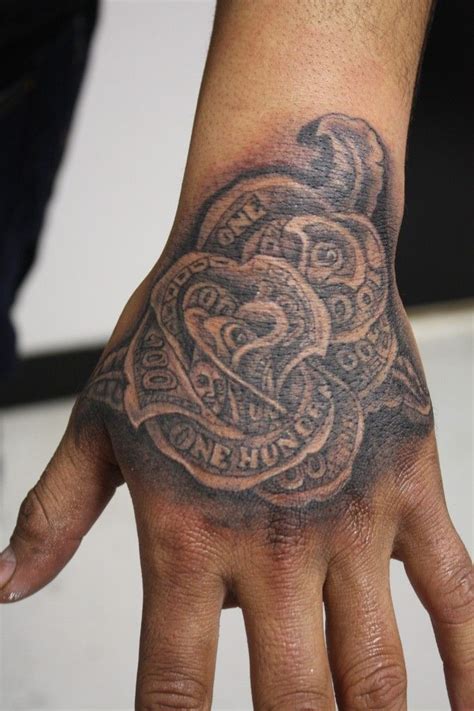 Moneyrose Hand Tattoo Larsonscc Tattoo Bone Hand Tattoo Dragon