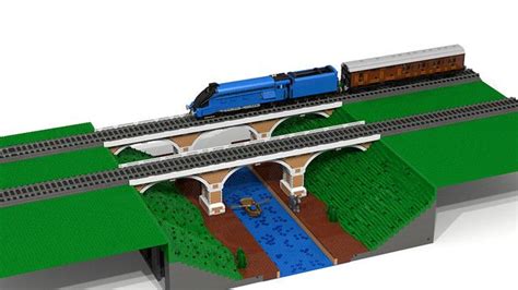 Lego Modular Bridge Lego Worlds Lego City Train Lego Modular