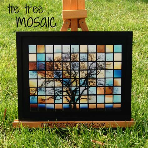 Glass Tile Tree Mosaic Happy Hour Projects
