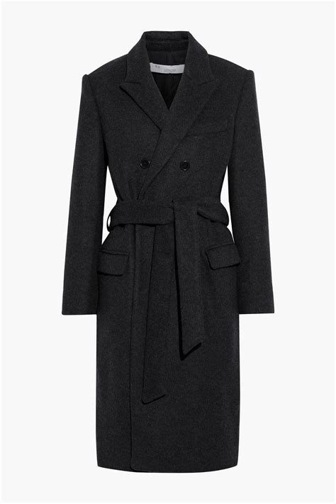 IRO Irois Double Breasted Belted Wool Blend Felt Coat THE OUTNET