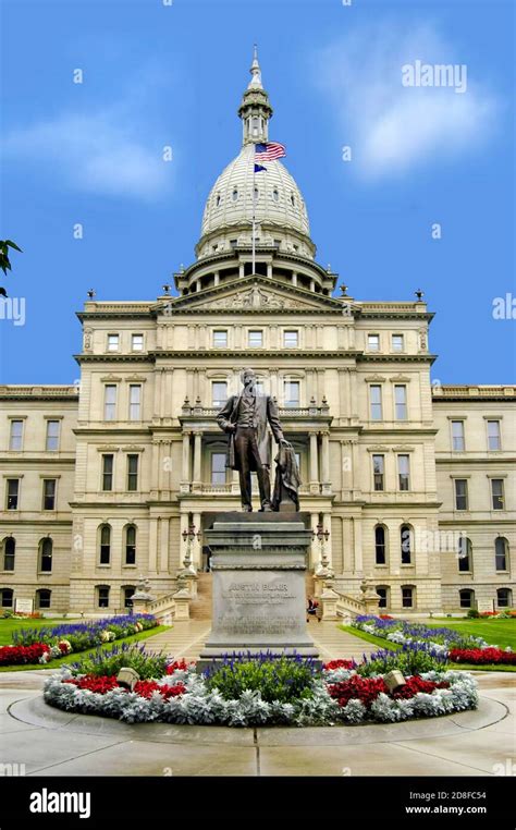 Lansing Michigan State Statehouse Capitol Building Stock Photo Alamy