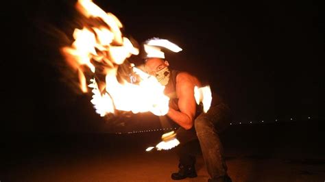 Dubai Fire Flow Art Youtube