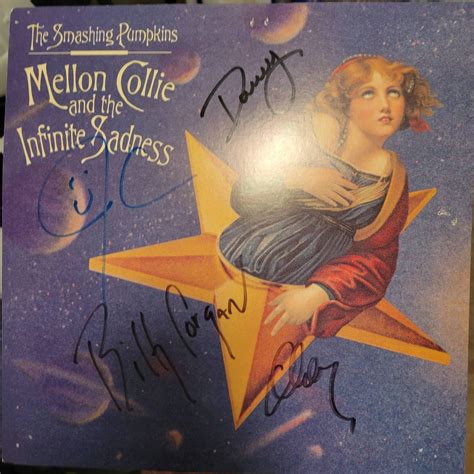 Smashing Pumpkins Signed Promo Flat Mellon Collie And The Etsy