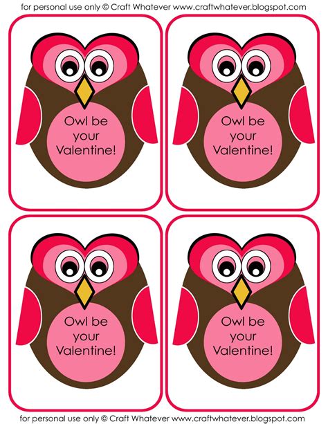 Craft Whatever Free Valentines Day Printables